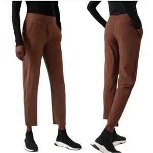 ATHLETA Brooklyn Mis Rise Ankle Pant Hearth Rose Womens Size 4 198671